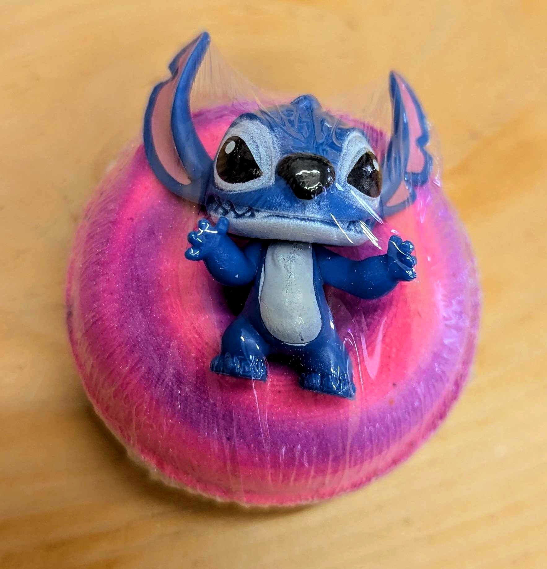 Bombe de bain effervescente - Stitch - Pêche